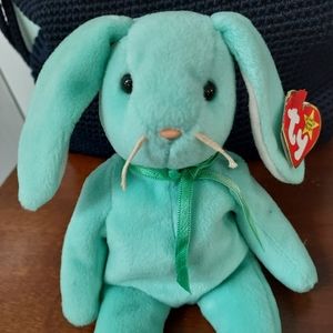 Ty Beanie Babies Hippity The Mint Bunny